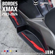 Floor Step Board Rest Carpet Yamaha XMAX 2023-2024 Hayaidesu Border (Right & Kiri) xmax floorboard