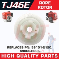 Kawasaki TJ45 TJ45E Rope Rotor Recoil Starter 2 Stroke Grass Cutter Brush CutterMower Parts Lawn Mow
