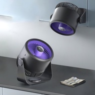 【免運】edon愛登壁掛廚房空氣循環扇電風扇學生宿舍靜音桌面