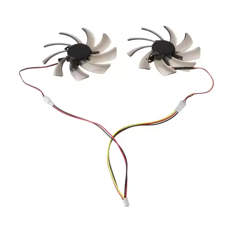 2Pcs 95MM T129215SM 3Pin Cooler Fan Replacement For Gigabyte 7850 Radon R9 270 GTX 670 650 660Ti 550
