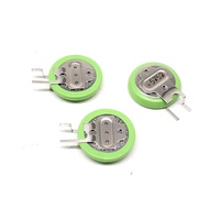 1pcs Panasonic BR1225A V-Shaped Soldering Foot Disposable Use BR1225A/FAN Button Battery High Temperature Resistant 125 Degrees 3V Original V-Shaped Foot