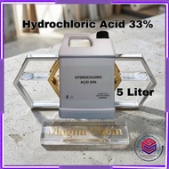 HCl 33 1L / 5L- Industrial Grade / Cuci Karat / Cuci Simen / pH Down - [Ready Stock] -Magna Chemical
