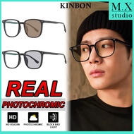 Photochromic Eyeglasses for men Anti-UV Light glasses Anti-radiation eyeglasses For women KINBON