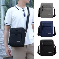 Shoulder Bags multi-layer Package zipper Bag Crossbody Bag men's Crossbody Bag Simple Cross-package Men's Lightweight Cloth Bag