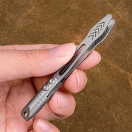 EDC Tool Titanium Alloy Tweezers EDC Portable Small Things Titanium Tools Metal Tweezers Alloy Tweez