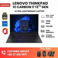 Lenovo ThinkPad X1 Carbon | i7 13th Gen | 32GB RAM 1TB SSD | Lightweight Laptop | 2 Years Warranty