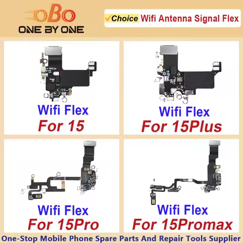 WiFi Antenna Signal Flex Cable for iPhone 15 Plus Pro Max WLAN Wi-Fi Antenna Ribbon Flex Repair Part