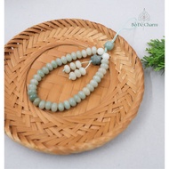 Phone hook, Bodhi seed keychain mixed with lucky blue begonia flower| Bodhi Charm| Bodhi seed electr