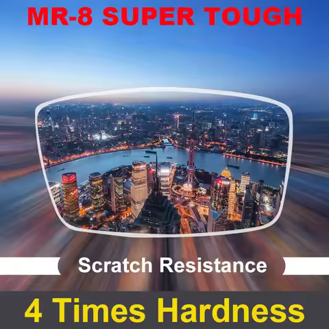 4 Times MR-8 Super-Tough Optical Lenses 1.56 1.61 1.67 Thinner Myopia Reading Prescription Aspherica