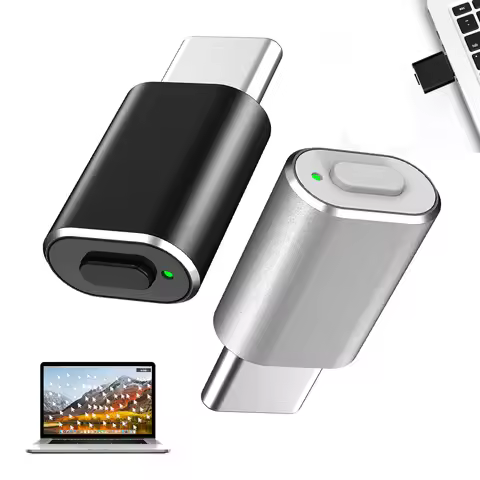 USB Type-C Mouse Jiggler Undetectable Automatic Mover With Switch Button for PC Laptop Keeps Compute