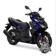 Cover Set Honda Vario 160 Monster Energy Coverset Vario 160 Original Rapido Accessories motor Honda 