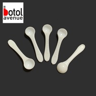 0.25g 1g 2g 3g White Plastic Measuring Spoon Scoop For Milk Powder Tea Salt Round Flat Bottom Medici