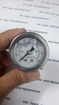 Pressure Gauge สำหรับเครื่องฉีดน้ำแรงดันสูง Zinsano รุ่น VIO &amp; VIP BLU  With Adapter Elbow 1/8" (NEW MODEL)