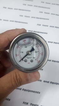 Pressure Gauge สำหรับเครื่องฉีดน้ำแรงดันสูง Zinsano รุ่น VIO &amp; VIP BLU  With Adapter Elbow 1/8" (NEW MODEL)