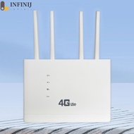 [infinij.sg] 4G Wireless Router 150Mbps WiFi Router 4 Network Ports SIM Card Networking Modem