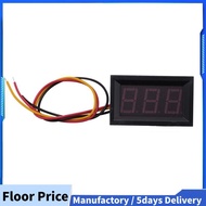 DC 0-99.9V 3 Wire LED Digital Display Panel Volt Meter Voltage Voltmeter Car Motor - GREEN