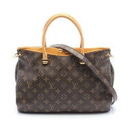 路易威登 Pallas 2way 手提單肩包 M40929 Monogram 藏紅花皮革 LV