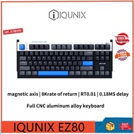 IQUNIX EZ80 aluminum alloy RT0.01 seamless delay e-sports game magnetic axis keyboard