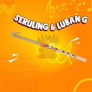 nug1 Seruling / Suling Sunda Bambu 4&amp;6 Lubang #