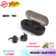 Merantau TWS Wireless Earphone Headset Bluetooth Touch Control Sport Headset Bluetooth 5.0 with Micr