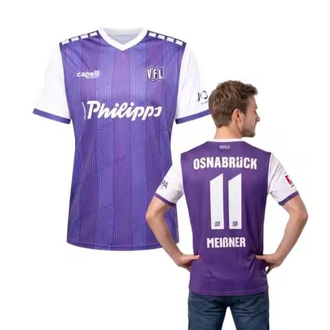 26-27 New VfL Osnabr Ü Ck Men's Football Jersey 3D Printed Y2K Quick Drying Casual T-shirt Suitable 