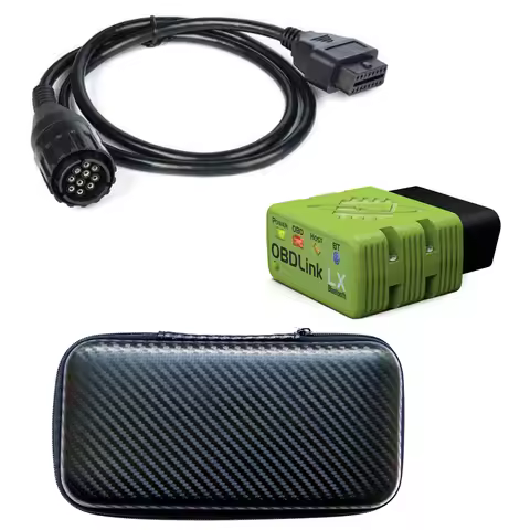OBDLink LX Bluetooth OBD2 for BMW Motocycle Motorade MOTOSCAN Plus 10pin Bike Cable With Bag