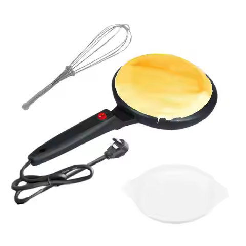 Automatic Pancake Maker Machine 600W Handheld Bake Pan Pancake Maker 7.87 In Non-stick Electric Panc