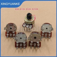 5Piece 121 Type Single Potentiometer 3Pins B5K B10K B20K B50K B200K B330K B500K Audio Volume Potenti