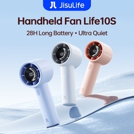 JisuLife Handheld Fan Life10/10S  Portable mini fan 28h Battery Life Rechageable ice cooler fan for 