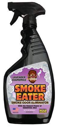 Smoke Eater - Breaks Down Smoke Odor at The Molecular Level - Eliminates Cigarette, Cigar or Pot Smo