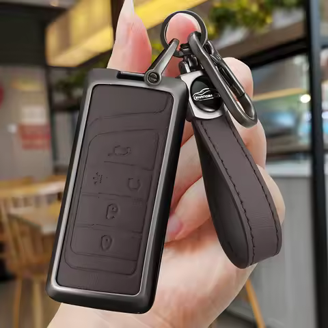 Metal Car Remote Key Case Cover Shell for Trumpchi GAC 2021 GS4 GM8 GA3 Empow J11 J12 J13 J14 J15 J1