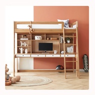 DREAM Series Kid's Double Decker Bed | half desk