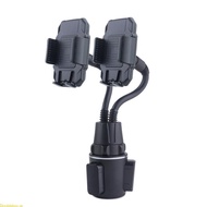 Doublebuy Car Water Cup for All Mobile Phones Black Dual-head Mobile Phone Holder