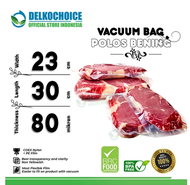 DELKOCHOICE Plastik Vacuum Bag POLOS Bening Vacum Vakum Sealer Ukuran Besar
