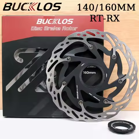 BUCKLOS RT-RX Disc Brake Rotor 160mm 140mm Road Mountain Bike Centerlock Rotor Bicycle Center Lock R
