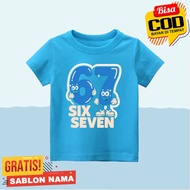 Children's T-shirts, Children's Clothes, Anomali Italian Brainrot Six Seven 67, Free Name