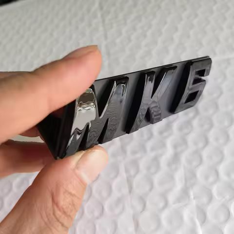 MK7 MK6 Emblem For VW Sticker VW Grille Sticker Glossy Black Car Badge Sticker For VW Volkswagen Gol