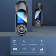 【hot】T13 บลูทู ธ อะแดปเตอร์ส่ง / รับ 5 in 1 LED Visual Screen  T13 LCD 5.0 EDR A2DP Adapter Receiver