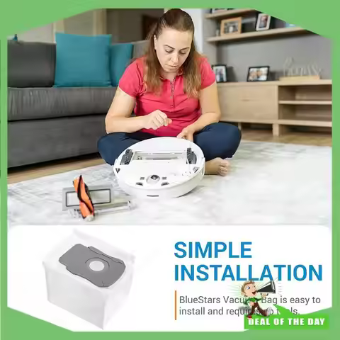 -ABPO 6 Packs Replacement Parts Vacuum Bags For Irobot Roomba I & S & J Series J6+ J7 J8+ I7 I7+ (75