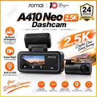 70mai A410 Neo Dashcam 2.5K + HDR | Dual Channel | Built-in GPS | Super Night Vision | Supercapacito