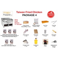 Electric Pakej Dapur Gas SERBUK PEPPERSALT Ayam Gunting tepung taiwan Chicken Chop Deep Fryer 17 Lit
