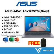 ASUS A416J-ABV1235TS Grey Intel Core i3-1005G1 4GB 256GB SSD Intel UHD 14" FHD W10 2Y OPI Laptop