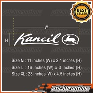 Perodua Kancil Decal Car Sticker Kancil 660cc 850cc
