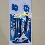 Honda🌟 EX5 / EX5 Dream🌟 Accessories Red & Blue Body Sticker