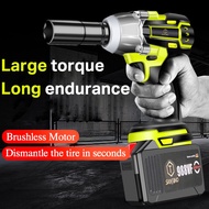 SANTINO Brushless Impact Wrench Screwdriver Drill 3-in-1 High Torque 1/2" Square Driver Cordless Ele