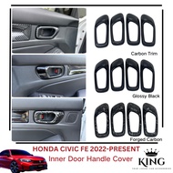 Honda Civic FE 2022-Present Inner Door Handle Protector Cover For Civic FE Car Accessories