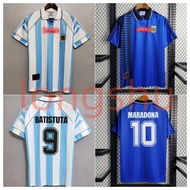Retro Argentina home away Football T-shirt S-4XL 1994 Argentina home away&&&-