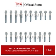 MESIN Honda CB150 R Street Fire Engine Block Bolts 2018-2025 Right Engine Block Bolts/ CB150 R Stree