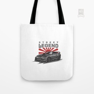 Supra A80 Jet Black Canvas Tote Bag