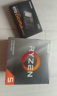 美水全新ryzen 5 3600x + samsung 970 evo plus 512gb